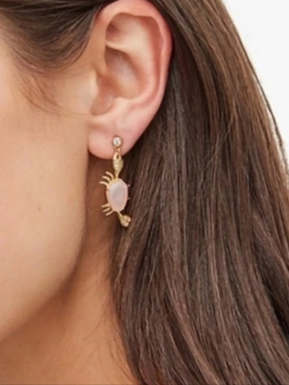 kate spade Sea Star Crab Dangle Earrings